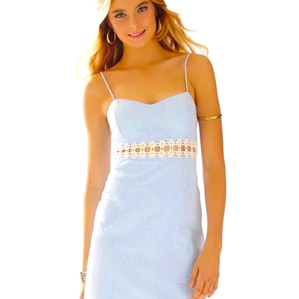 Lilly Pulitzer, beautiful seersucker dress